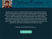 Tablet Screenshot of darlenefoster.ca